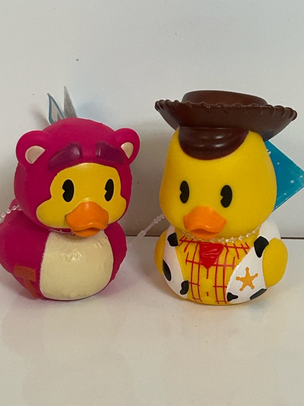 NEW!! Disney Toy Story Woody and Lotso Bear Collectible Rubber Duck Set (NWT)